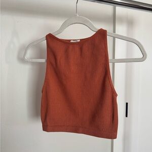 Cotton On Orange Crop Tank Top